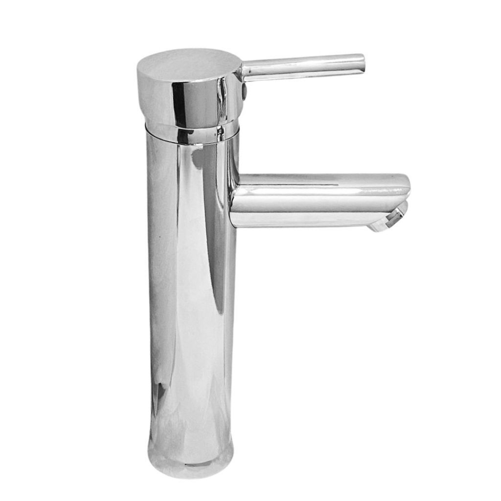 Misturador Monocomando Banheiro Bica Média Em Aço Inox Big Obra