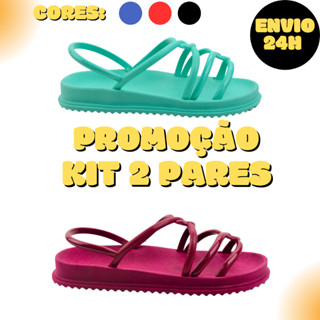 Sandália Birken Kit Promoção 2 Pares Papete Confortável Tratorada Envio Imediato 33 Ao 40 SOL em Oferta na Shopee