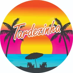 Capa para Painel de Festas Redondo com Acabamento em Elástico 1.50x1.50 e 50cm veste fácil Tardezinha