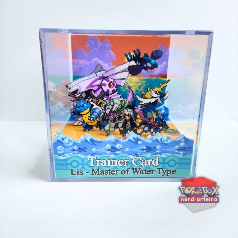 Pokémon Cubo Diorama Trainer Card