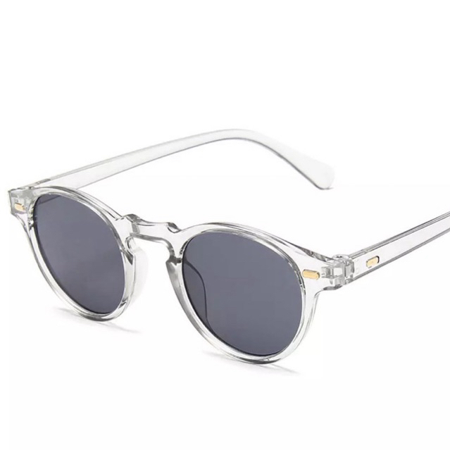 Óculos Behave New Gray Cinza Transparente Polarizado Redondo com Proteção uv400 Premium em Oferta na Shopee