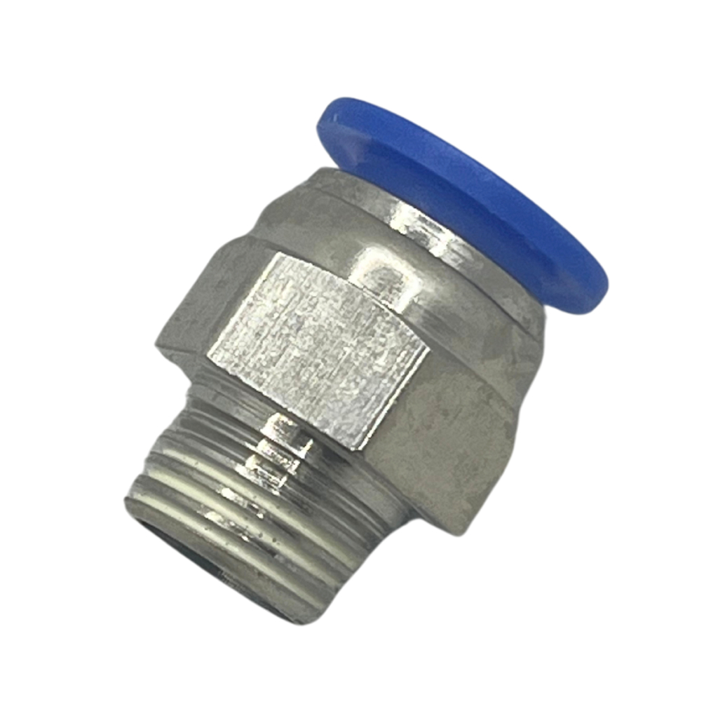 10 peças Conexão Pneumática Engate Rápido Reta Macho 1/4 Npt X Engate 6mm