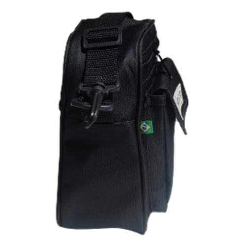 Shoulder Bag Bolsa de Ombro em Nylon Impermeável e Reforçado de Qualidade Holger Preta — imagem 2 de 2