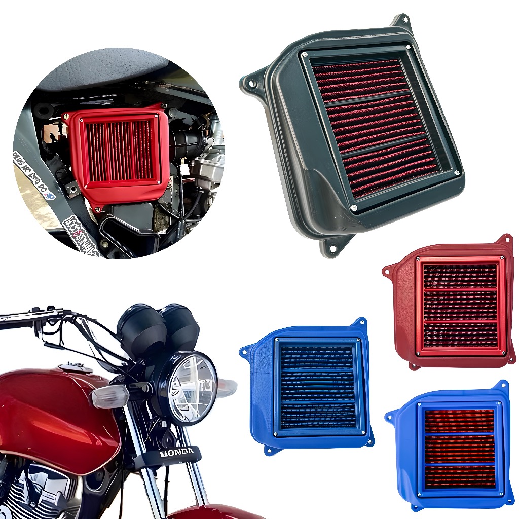 Filtro De Ar Grau + Moldura Externa Honda Cg Titan 125 2000 / 2004 Fan 125 2005 / 2008 em Oferta na Shopee
