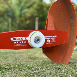 Lâmina Roçadeira Laranja 350x2,7mm Afiaço Lâmina Corte De Mato