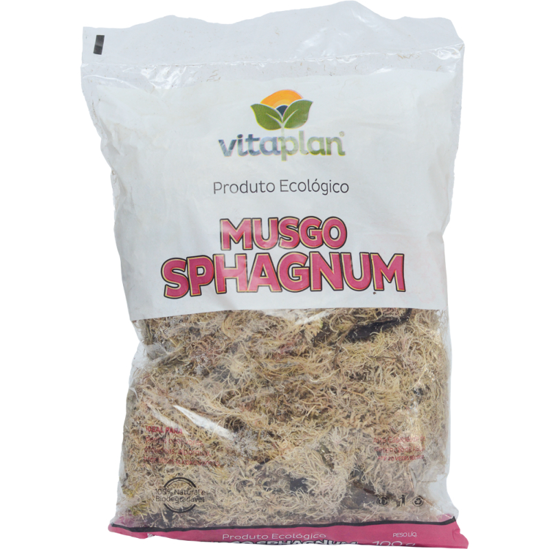 Musgo Sphagnum Vitaplan 100g Produto Ecologico