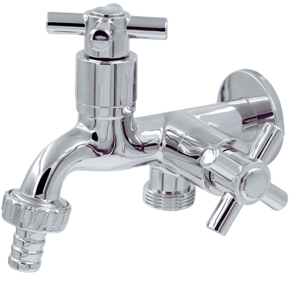 Torneira Dupla De Tanque Maquina De Lavar 1/4 De Volta Economica Abs Tanquinho Lavanderia Com Bico