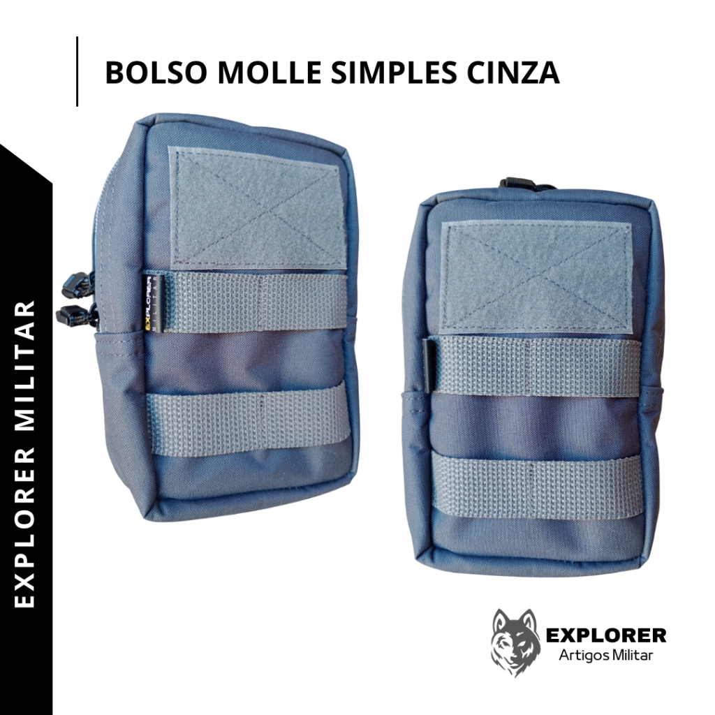 BOLSO EDC SIMPLES ( CINZA ) em Oferta na Shopee