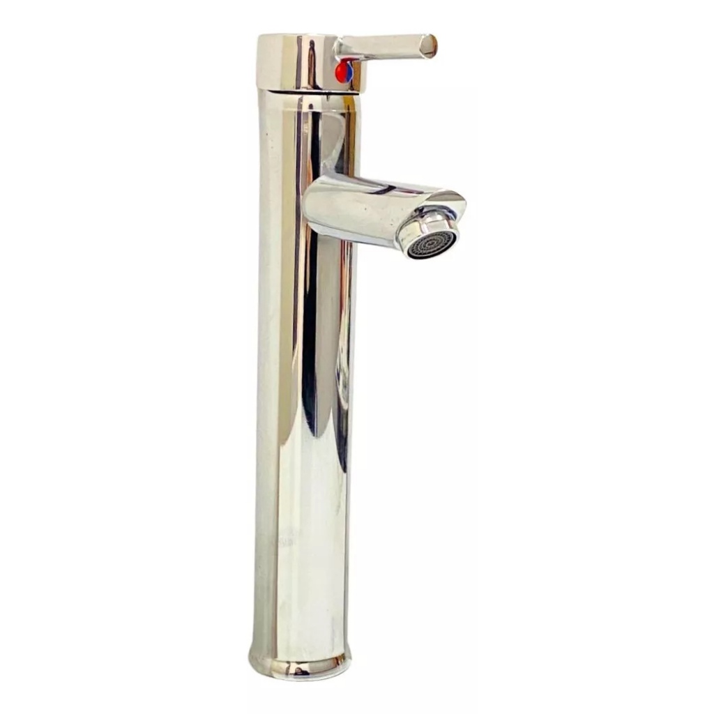 Misturador Monocomando Banheiro Bica Alta Em Aço Inox Agua Quente e Fria Big Obra