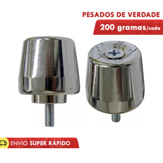 Par Peso Pesinho Do Guidao Guidon Cg Pcx 125 150 160 Cromado em Oferta na Shopee
