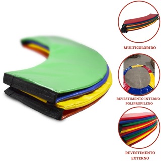 Protetor De Molas Para Cama Elástica Pula Pula Nacional 1,40m 1,83m 2,30m 2,44m 3,05m, 3,66m 4,27m em Oferta na Shopee