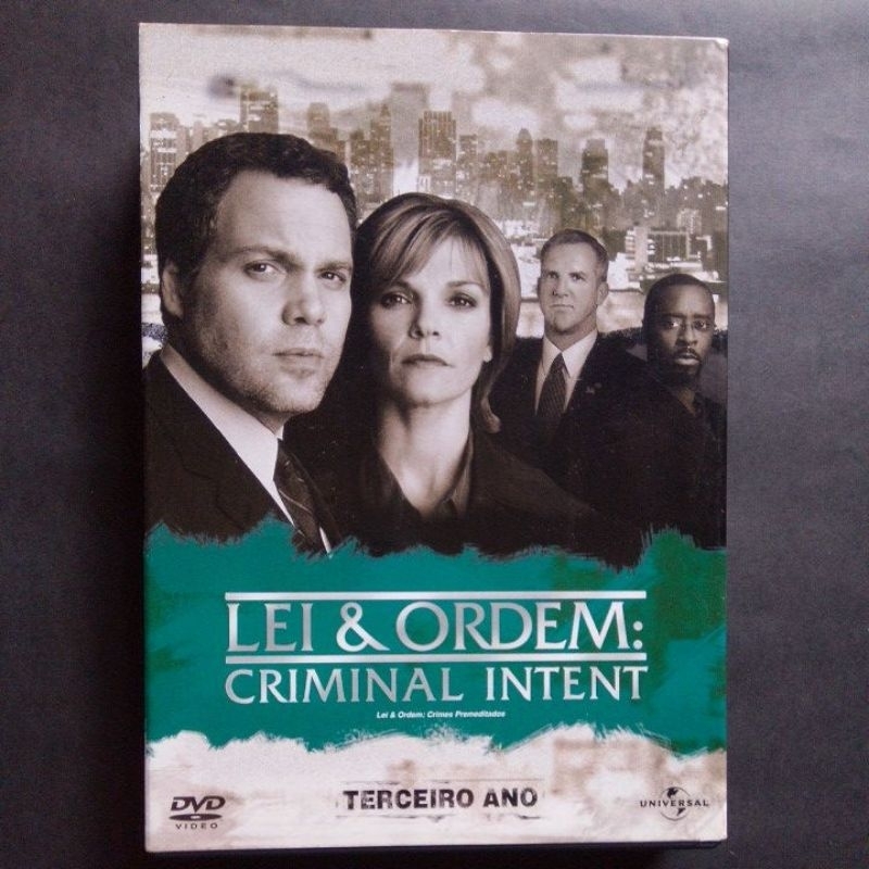 dvd box LEI & ORDEM : Criminal Intent - crimes premeditado - 3 ano (legendado)