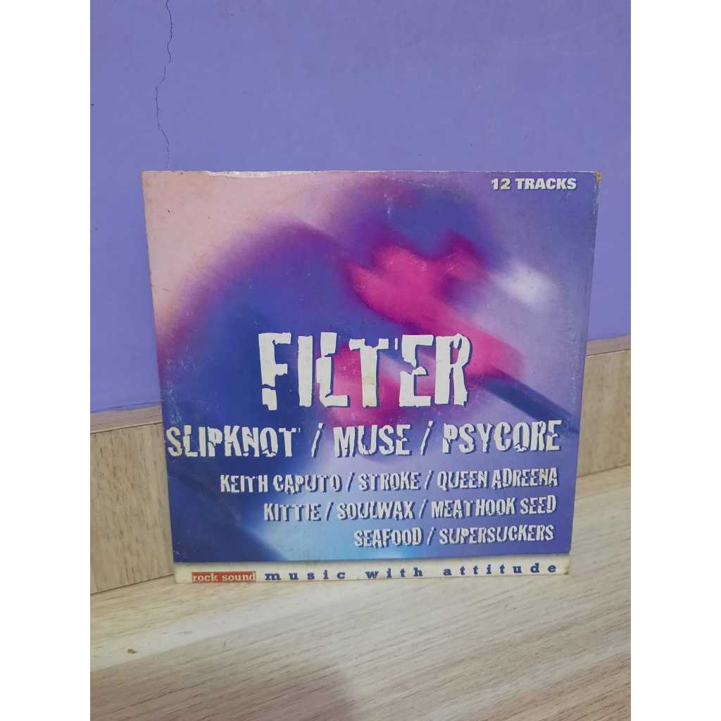 CD Revista Rock Sound Coletanea Filter Slipknot Muse Importado