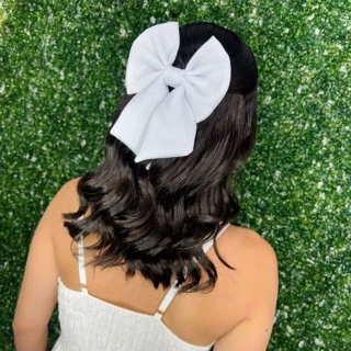 Laço de cabelo feminino adulto tendência da moda /várias cores laços bico de pato tendência 2024 - inspiração Virgínia em Oferta na Shopee