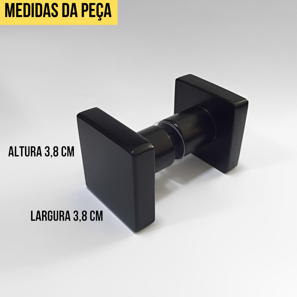 Puxador Para Box de Banheiro de um furo só- Várias cores