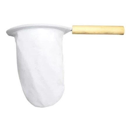 Coador De Café Flanela Cabo De Madeira M Zebina em Oferta na Shopee