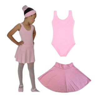 Kit Ballet 2 itens/ 1 Collanta Regata+ 1 Saia de Cós- Infantil em Oferta na Shopee