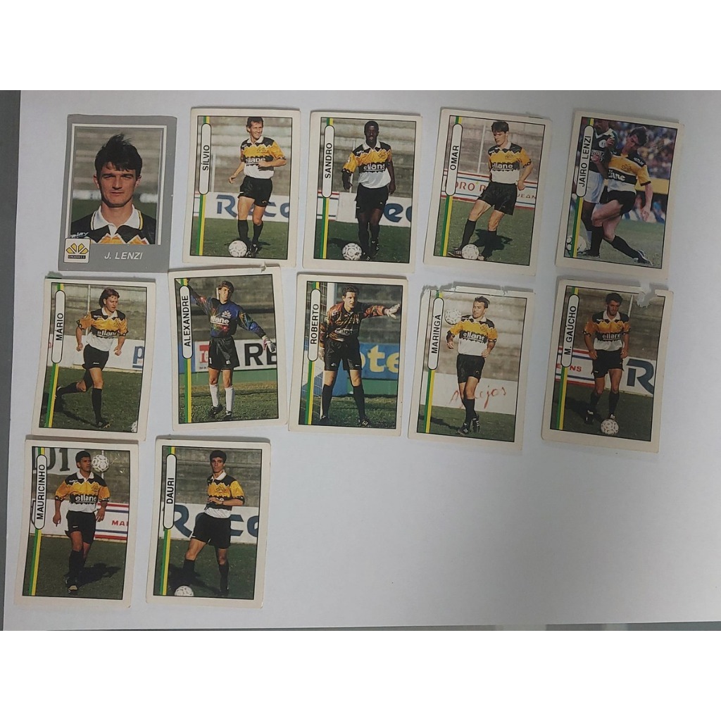 Lote 12 Figurinhas Criciuma Campeonato Brasileiro De 1994