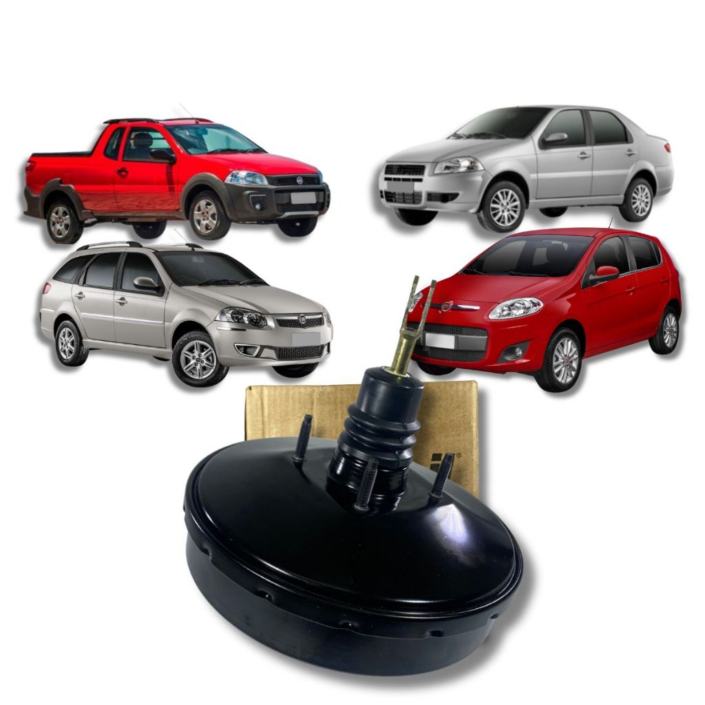 Hidrovácuo Servofreio Fiat Strada Palio 2000 Á 2017 em Oferta na Shopee