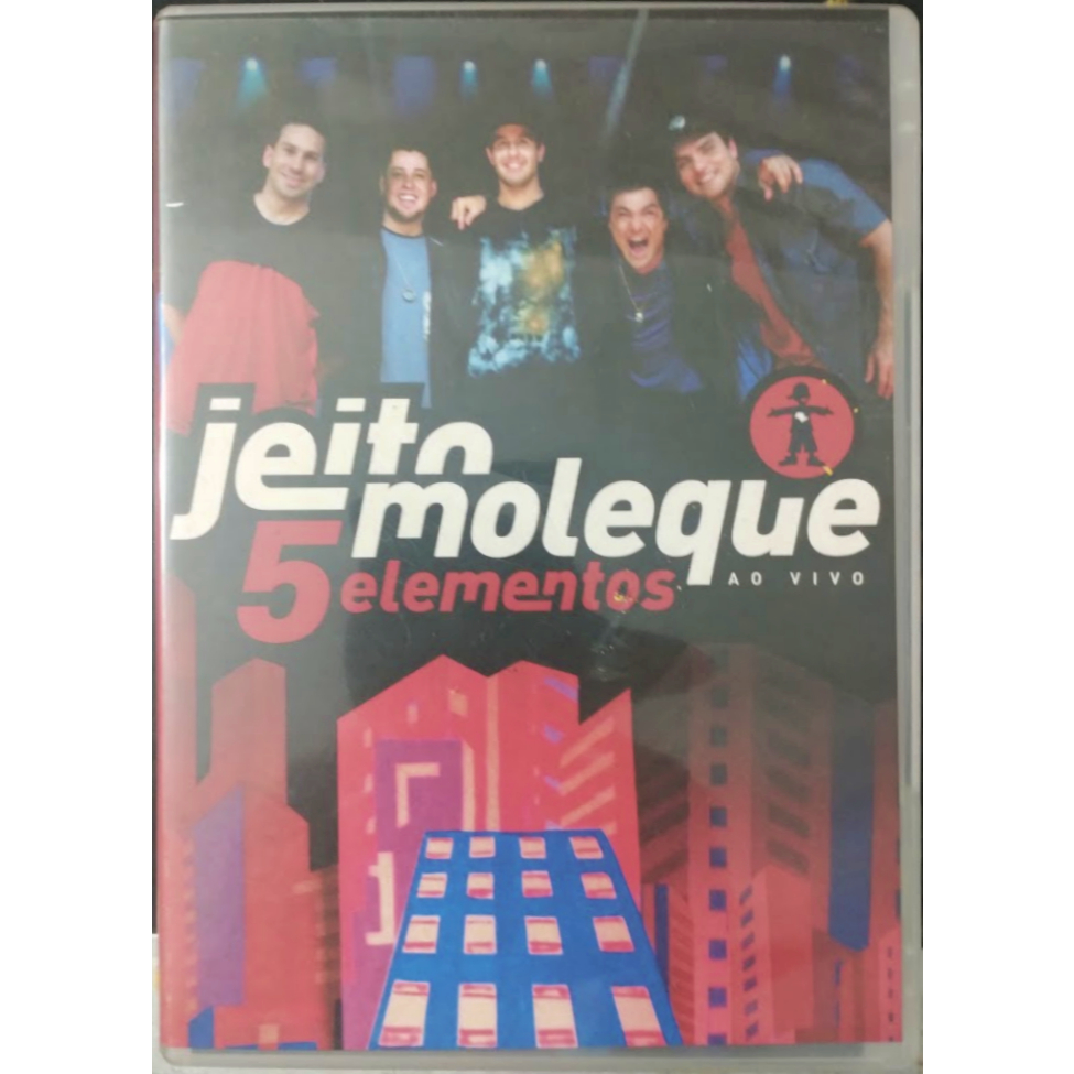 dvd Jeito Moleque - 5 elementos ao vivo