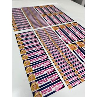 ENVIO RÁPIDO - Kit 126 Etiquetas Escolares - 100% a prova d'agua - Vinil Adesivo - diversos temas em Oferta na Shopee