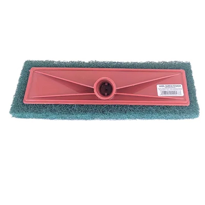 Kit 2 Rodo Limpeza Pesada Esponja Abrasiva P/ Piso Azulejo Sem Cabo Reforçado