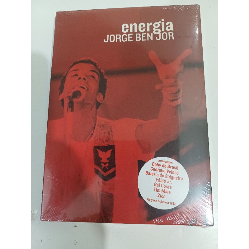 DVD JORGE BEN ENERGIA NOVO LACRADO