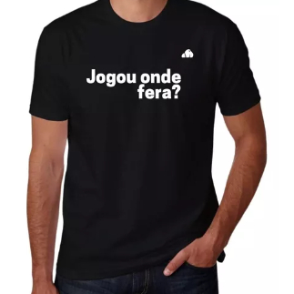 Camiseta Carnaval Masculina Boleiro Jogou Onde Com Frase 100% Algodão