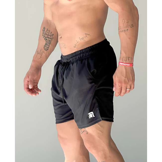 Bermuda Masculina  2 em1 Spartan Forro com Proteção UV