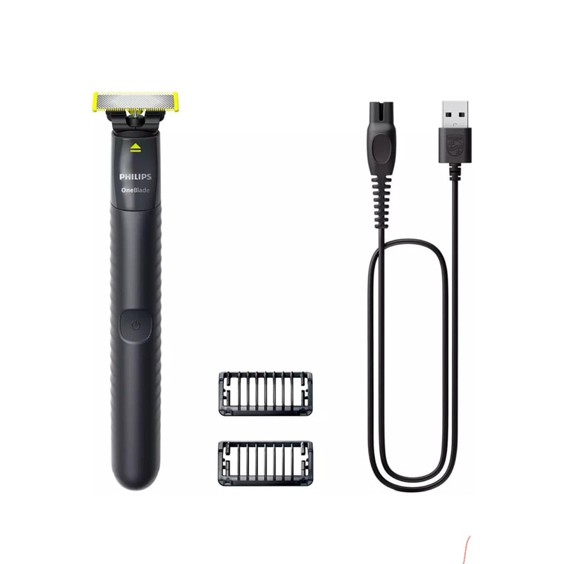 Barbeador aparador e raspador OneBlade Philips QP1424/10 com 2 Pentes - Bivolt