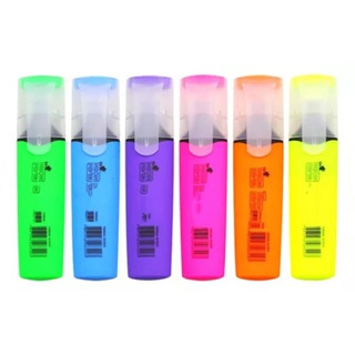 Kit 6 Caneta Marca Texto Teen - 6 cores Neon : lilás, rosa, laranja, amarelo, azul e verde.Tinta de alta durabilidade em Oferta na Shopee