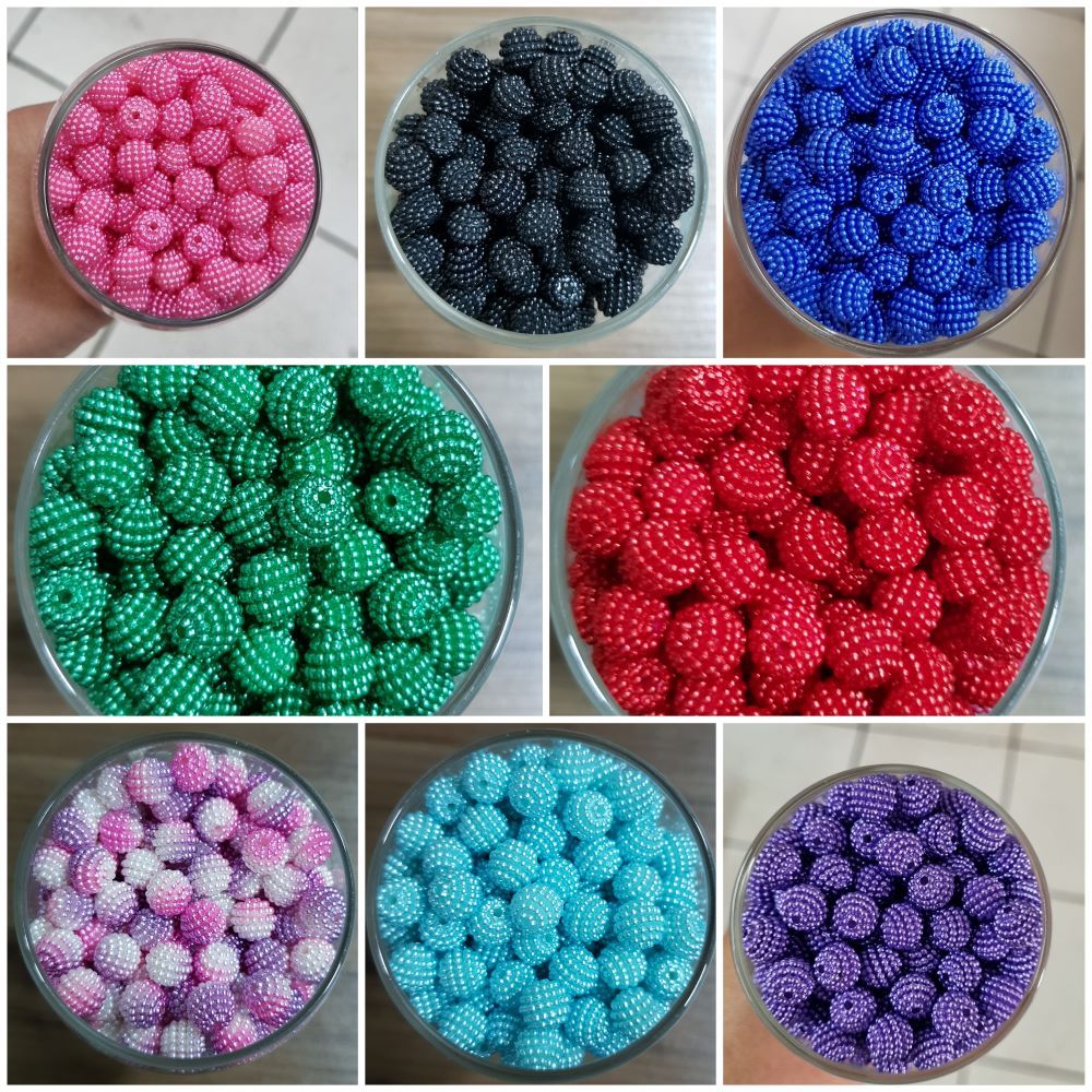 Kit Craquelada 10mm 600 Unidades em 12 Cores Diferentes