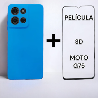 Kit CAPA CAPINHA CASE MOTOROLA MOTO G75 + Pelicula 3D em Oferta na Shopee