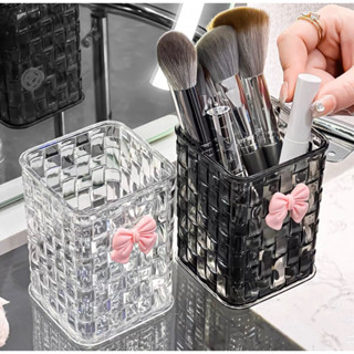 Kit Porta Pincéis Organizador de Maquiagem Multiuso Guarda Canetas Pincel Pote Acrílico Organização de Mesa e Objetos em Oferta na Shopee