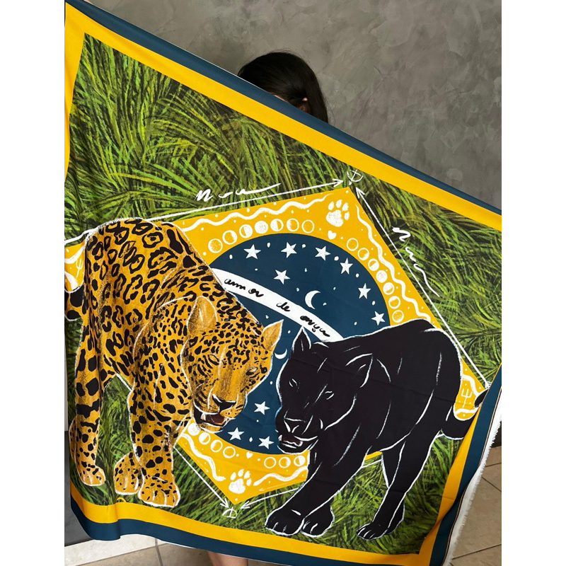 Pareo tecido estampado canga praia SEM ACABAMENTO em Oferta na Shopee