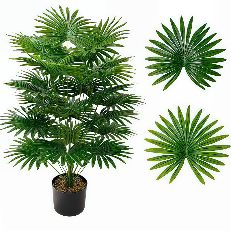 Planta Artificial Palmeira Grande 18 Folhas 70cm Decorativa em Oferta na Shopee