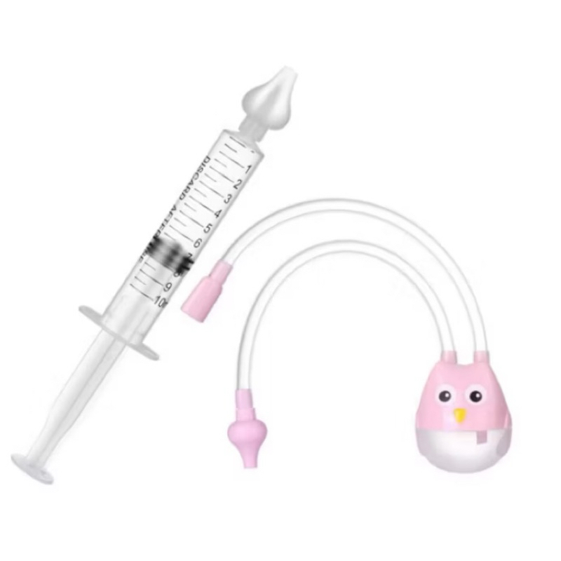 Kit 1 Seringa E 1 Aspirador Lavagem e Limpeza Nasal Bebês Envio Rápido