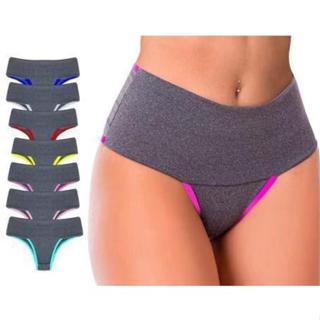 Kit  Calcinhas Fitness Cós Alto Calcinha Seca Barriga em Oferta na Shopee