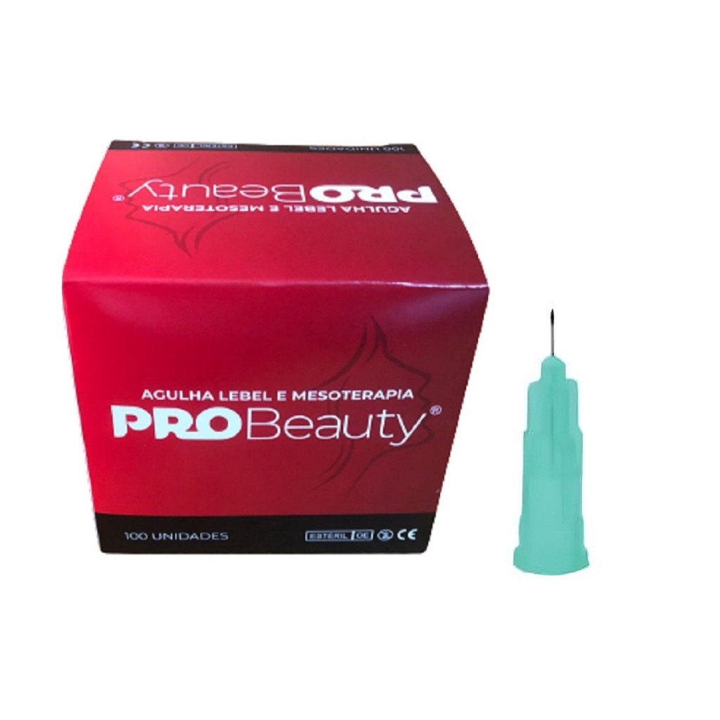 Agulha Mesoterapia Lebel 32g X 4mm - 100 Agulhas