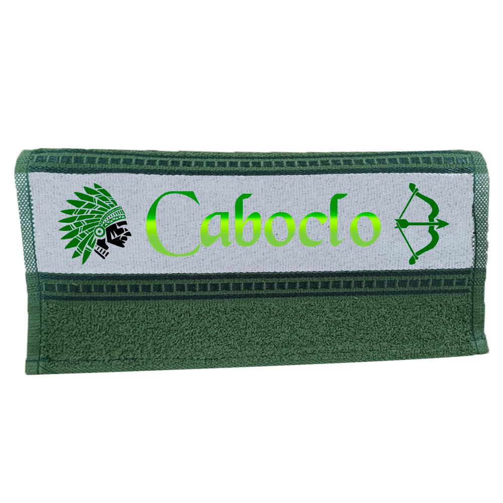 Toalha Entidades Umbanda Caboclo e cabocla Jurema Jussara Jacira Jandira Mata virgem Ventania Sete flechas pena vermelha