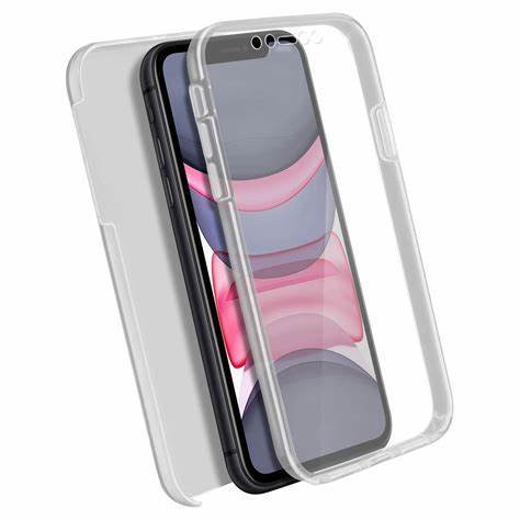 Capa 3em1 integral com Proteção frontal Flexível traseira Rígida Transparente Para IPHONE 11 PRO MAX 11 PRO XS MAX