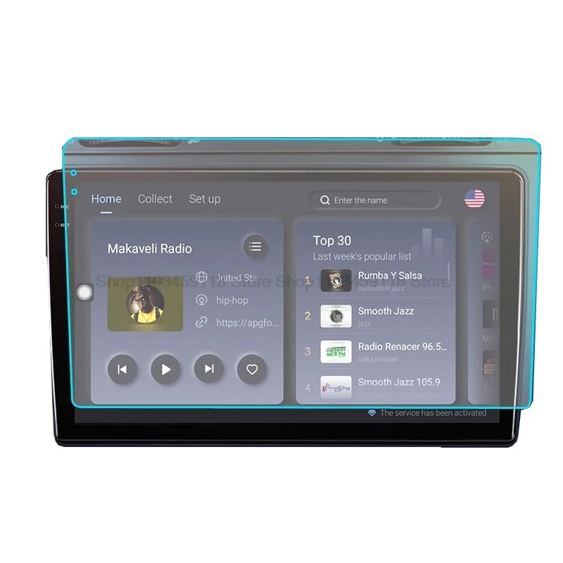 Pelicula de Vidro Protetora Para Multimidia de 9 Polegadas Furos Pra Baixo em Oferta na Shopee