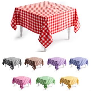 Toalha de Mesa Quadrada Xadrez 140x140 ( 4 Lugares ) 100x100 ( Centro de Mesa ) 70x70 ( Chá ) em Oferta na Shopee