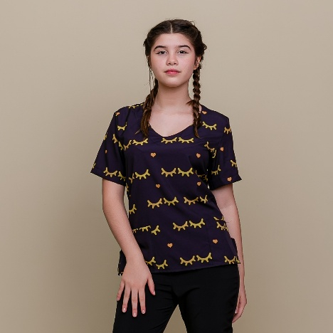 Bata Feminina Acinturada Cílios lash kulta em Oferta na Shopee