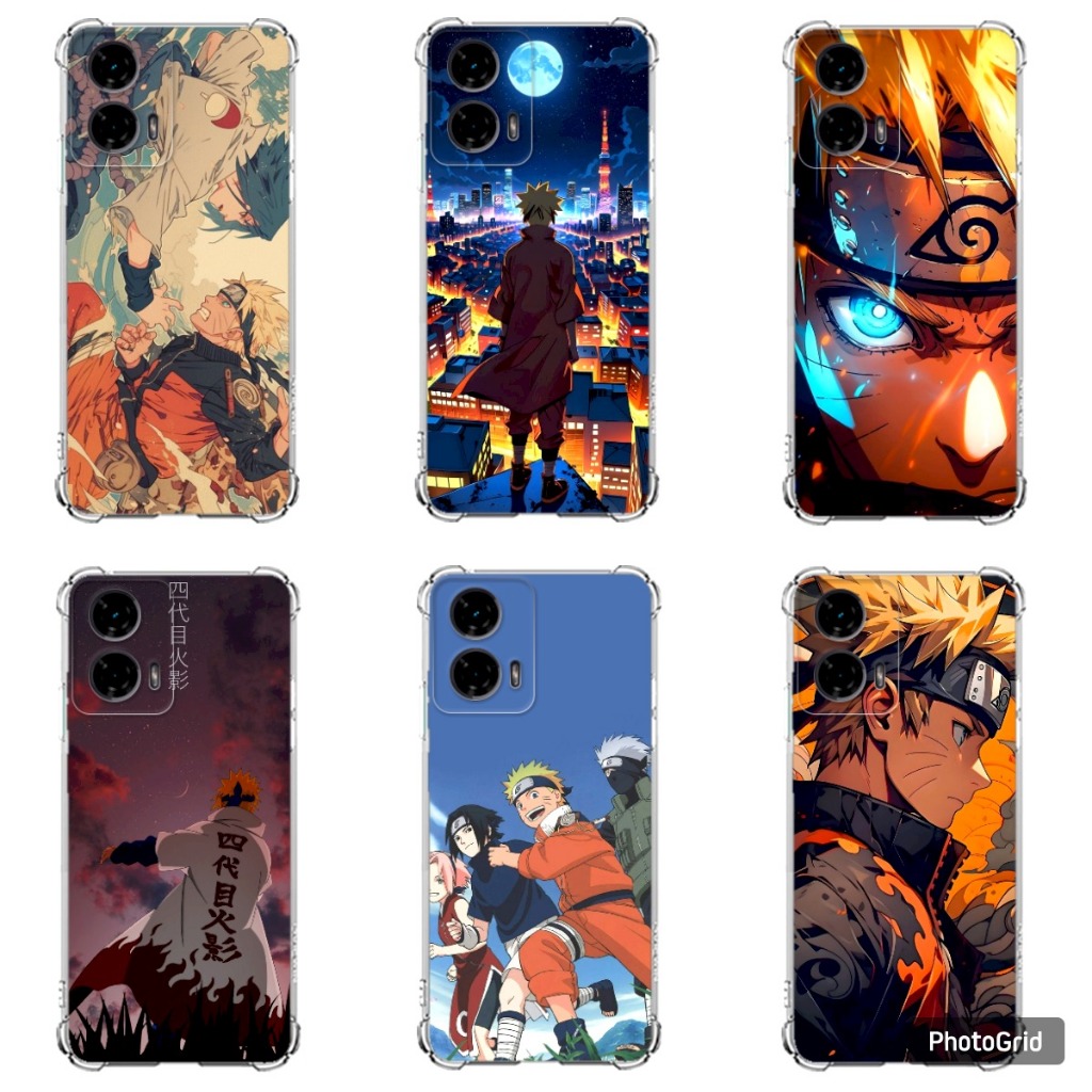 CAPA CAPINHA MOTOROLA G04/G04S , G24/G24 POWER , G34 , G54 E G84 TPU DESENHOS CAPINHA NARUTO