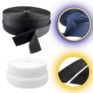 Velcro Fecho De Contato Para Costura 25mm - Macho + Fêmea Branco e Preto em Oferta na Shopee