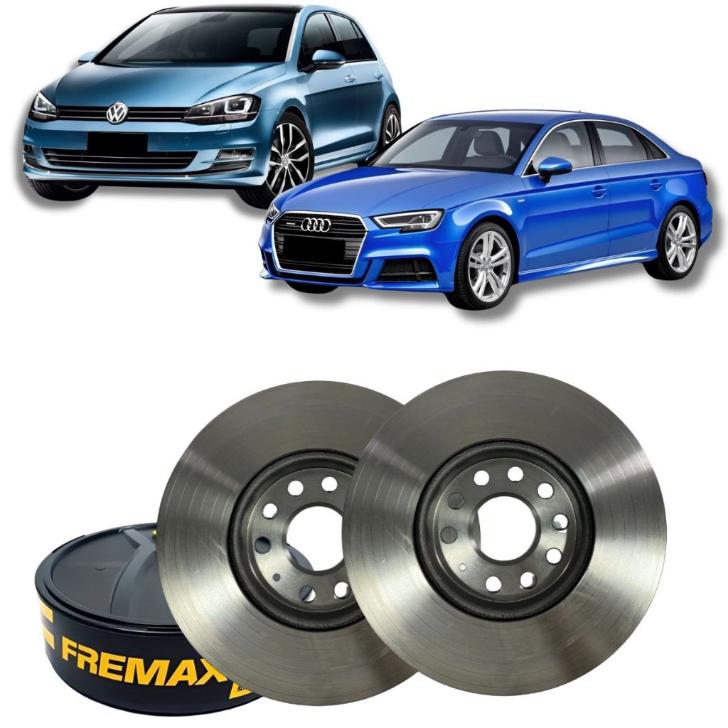 Disco Freio Dianteiro Ventilado A3 Golf Jetta 1999 À 2022 em Oferta na Shopee