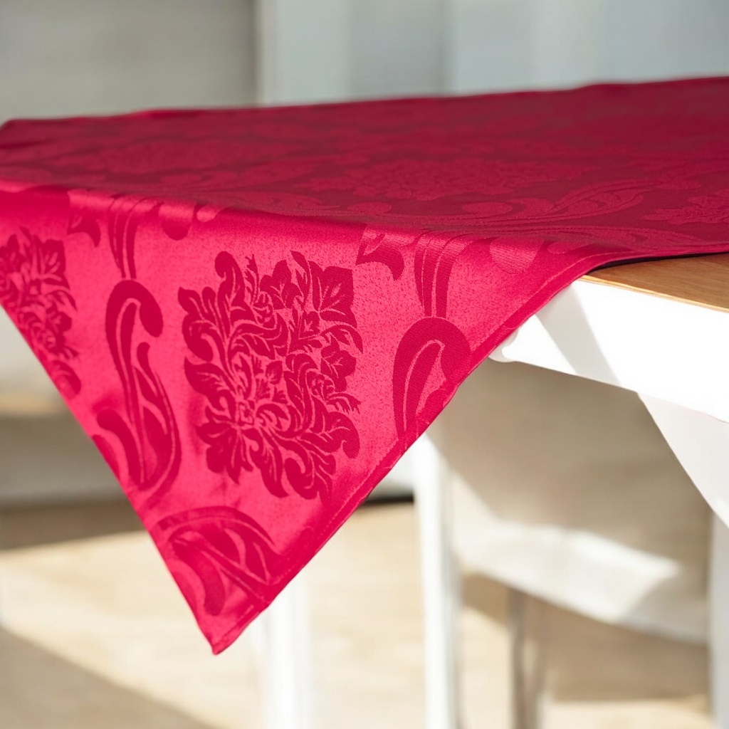 Toalha de mesa/chá/fogão em Tecido Jacquard 0,70x0,70 - Várias Cores em Oferta na Shopee