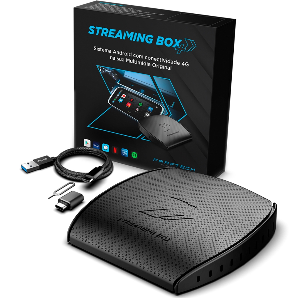 Streaming Box + Automotivo Para Carros Com Sistema Carplay 64Gb 4Gb RAM em Oferta na Shopee