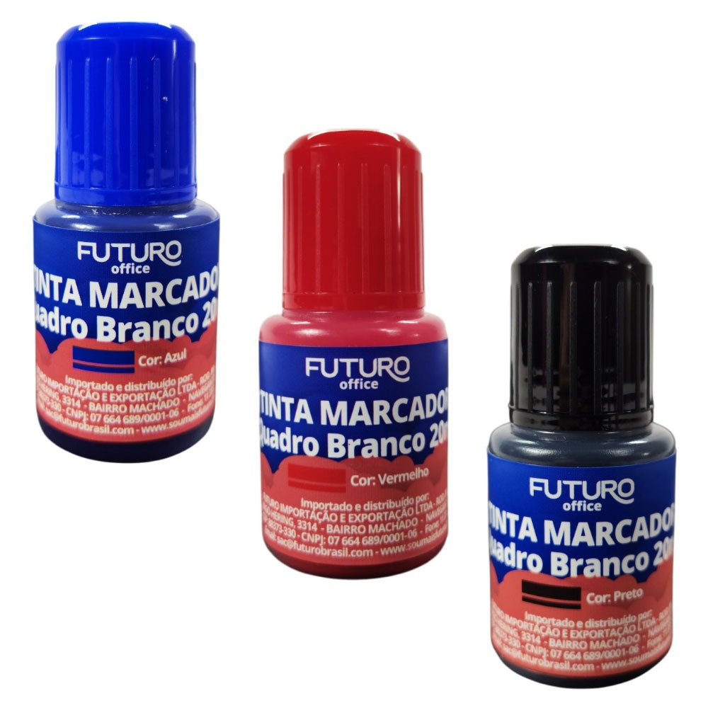 Tinta para Pincel Marcador Caneta de Quadro Branco 20ml Refil Recarga em Oferta na Shopee